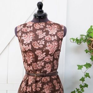 VINTAGE April Cornell 90s Y2K cottagecore silk midi dress